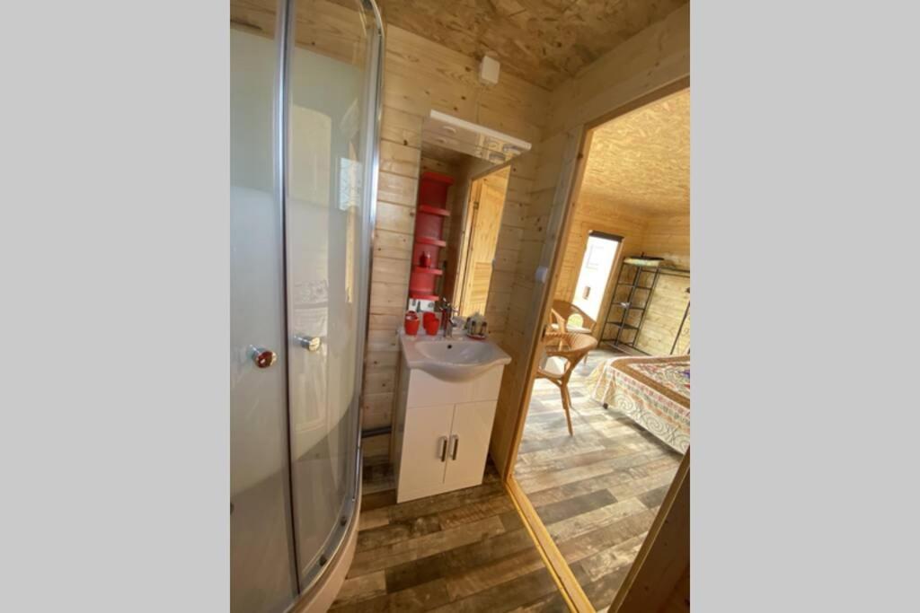 Charmant Chalet pour 2 personnes SPA privé Massillargues-Attuech Exterior foto